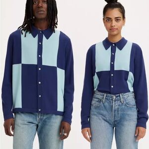 Levis vintage clothing long sleeve knit shirt